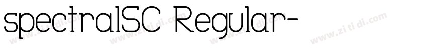 spectralSC Regular字体转换